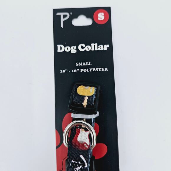 NEW FENDER GUITARS Dog Collar Size SMALL 10"-16" Polyester Perris Pet - Picture 2 of 3